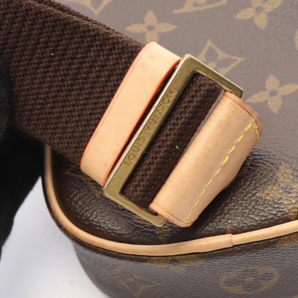 LOUIS VUITTON Authentic Brown Monogram Leather Pochette Fanny Pack - Picture 8 of 10
